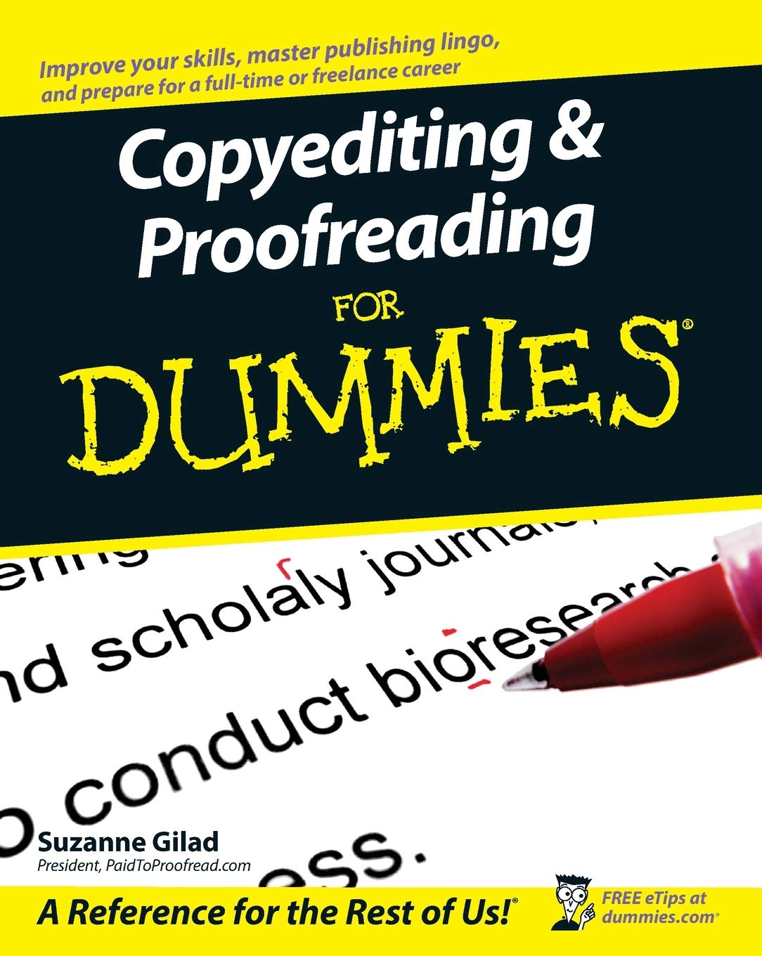 Copyediting and Proofreading For Dummies cover