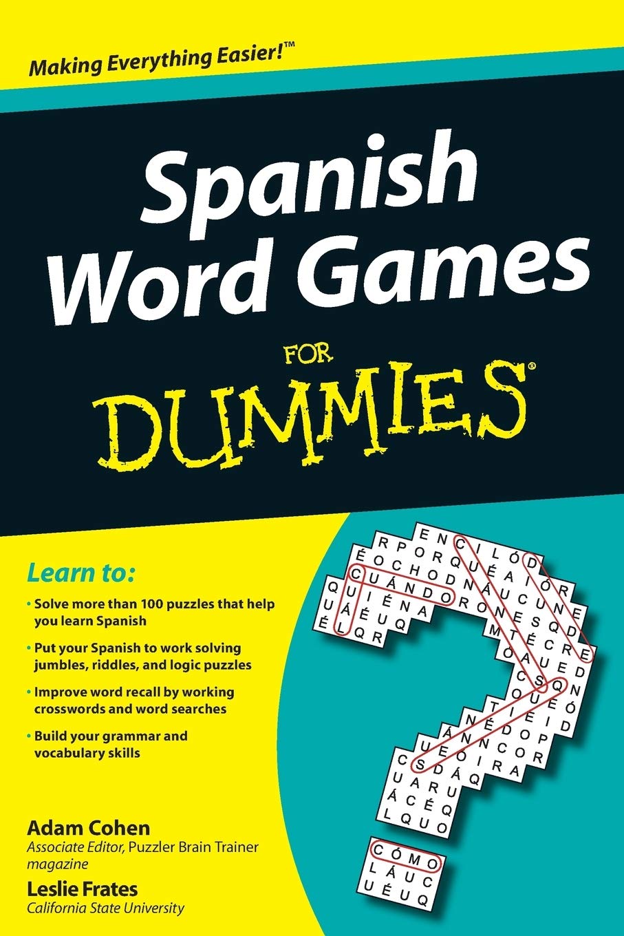 Spanish Word Games For Dummies cover