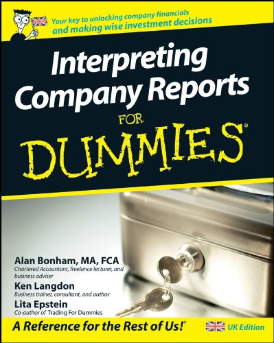 Interpreting Company Reports For Dummies cover