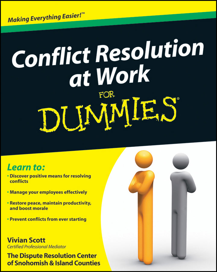 Conflict Resolution at Work For Dummies cover