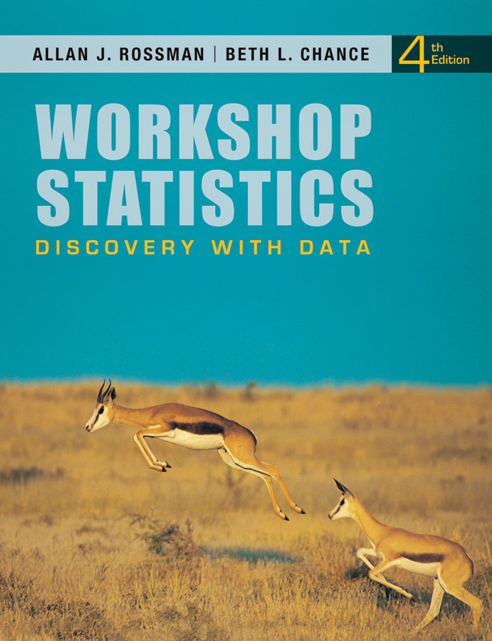 Workshop Statistics: Discovery with Data cover