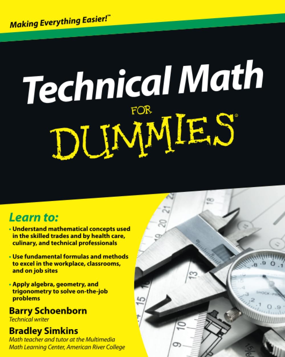 Technical Math For Dummies cover