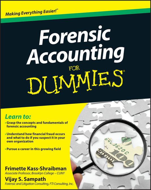 Forensic Accounting For Dummies cover