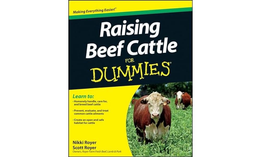 Raising Beef Cattle For Dummies cover