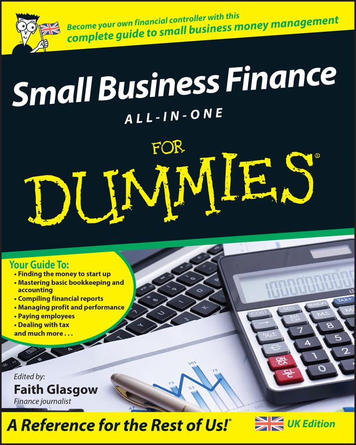 Small Business Finance All-in-One For Dummies, UK Edition cover
