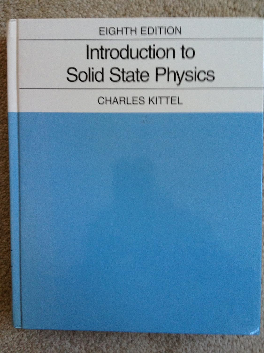 Introduction to Solid State Physics cover