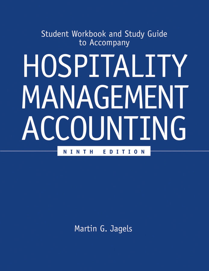 Student Workbook and Study Guide to accompany Hospitality Management Accounting, 9e cover