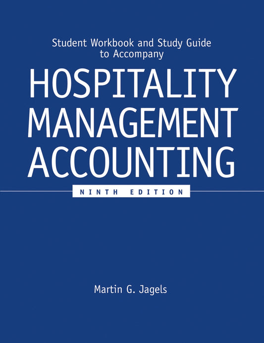 Student Workbook and Study Guide to accompany Hospitality Management Accounting, 9e cover