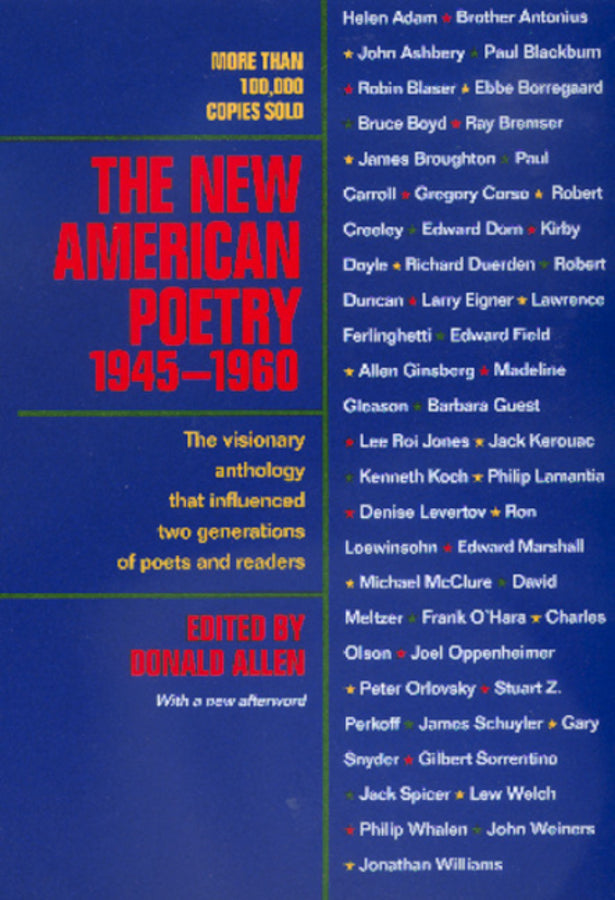 The New American Poetry, 1945-1960 cover