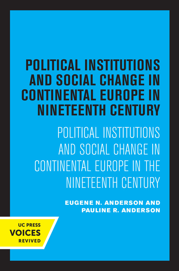 Political Institutions and Social Change in Continental Europe in the Nineteenth Century cover