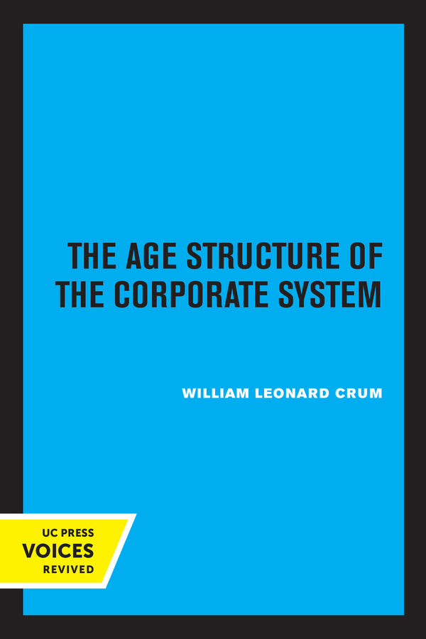 The Age Structure of the Corporate System cover