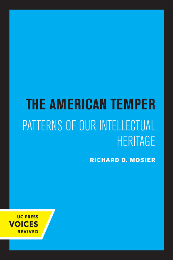 The American Temper: Patterns of Our Intellectual Heritage cover