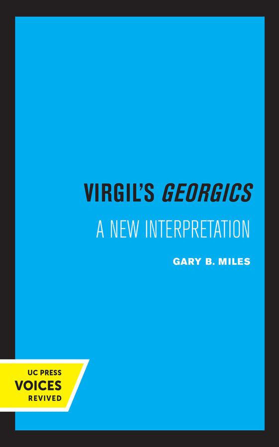 Virgil's Georgics: A New Interpretation cover