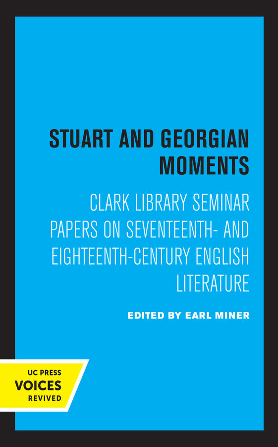 UCLA Publications of the 17th and 18th Centuries Studies Group cover