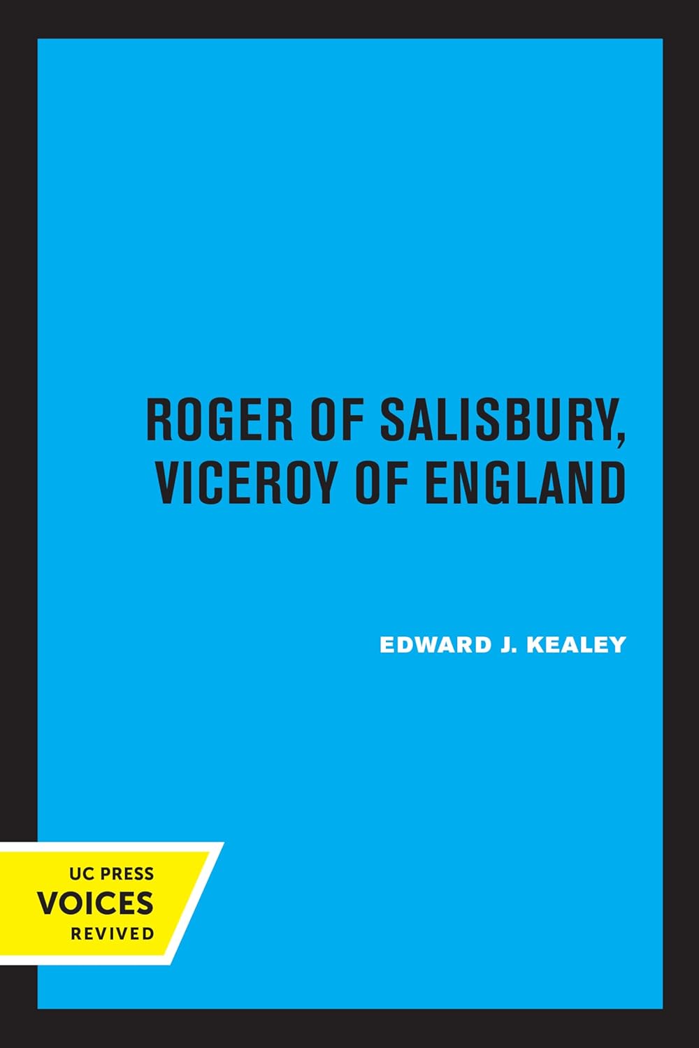 Roger of Salisbury, Viceroy of England cover