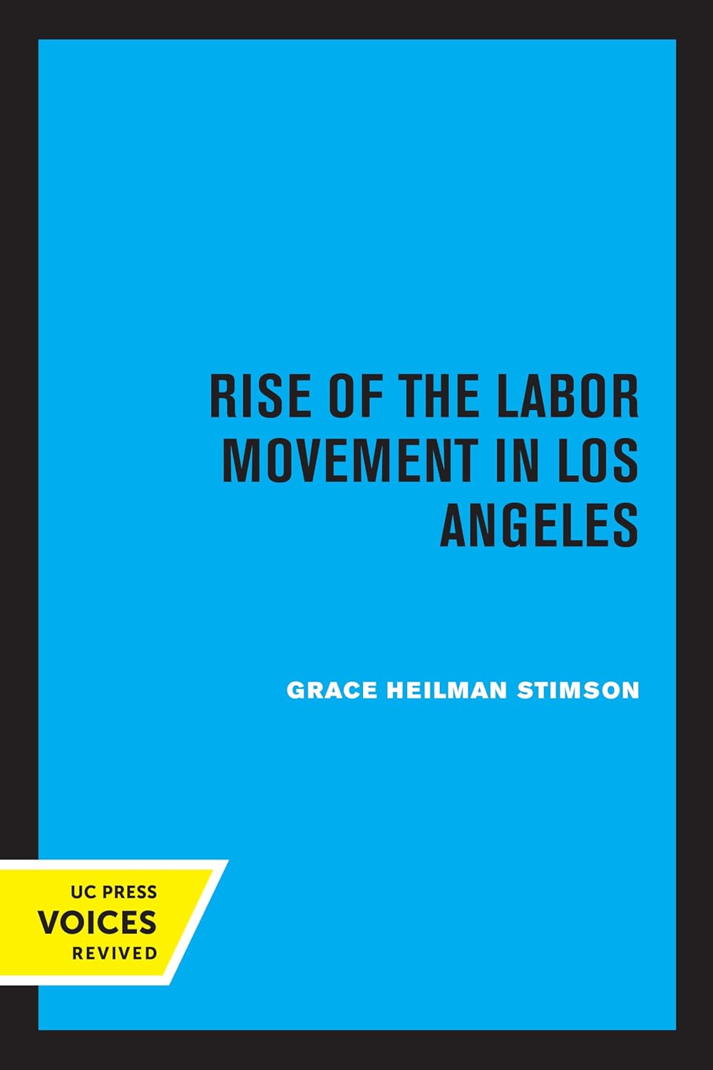 Rise of the Labor Movement in Los Angeles cover
