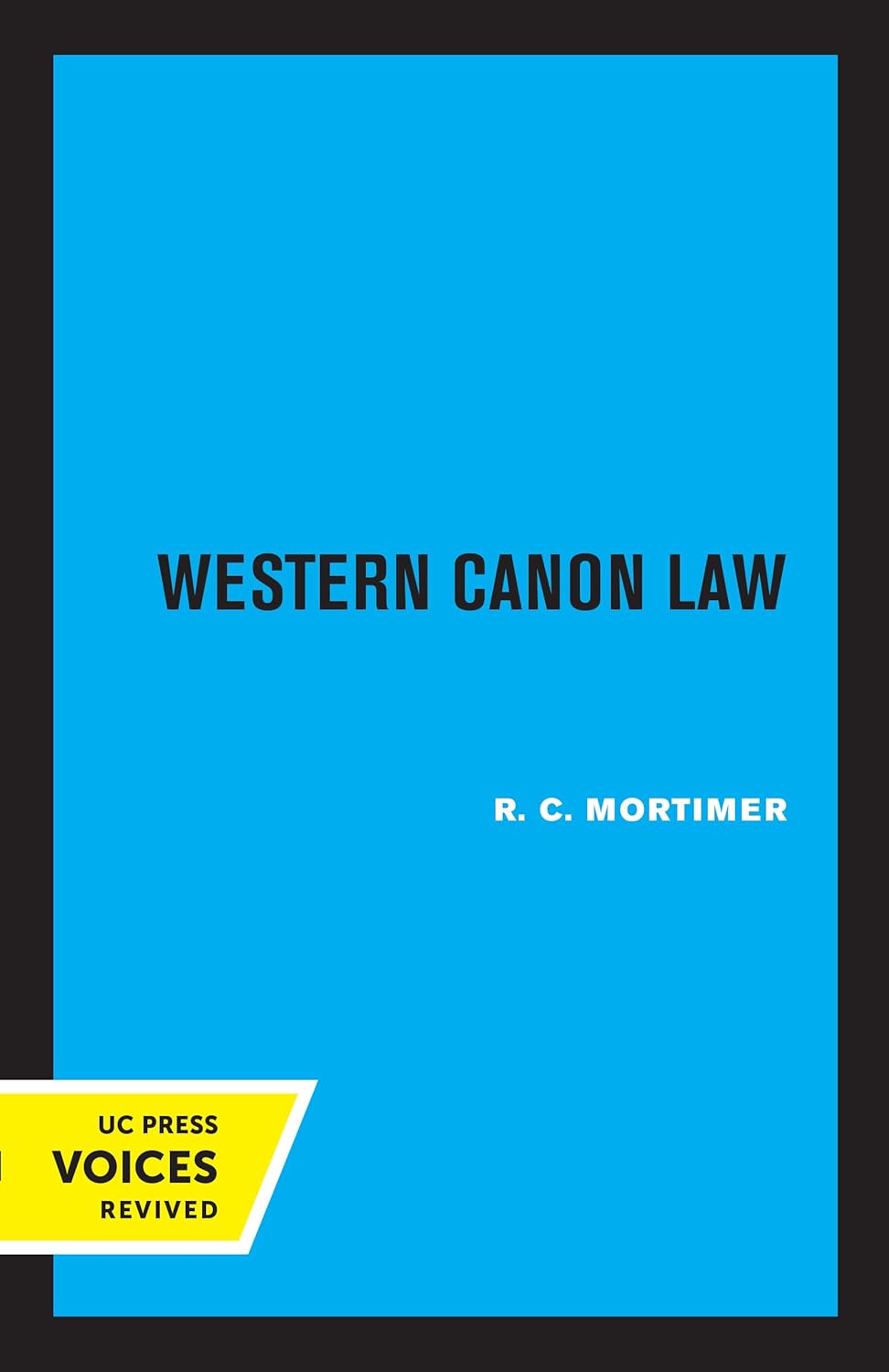 Western Canon Law cover