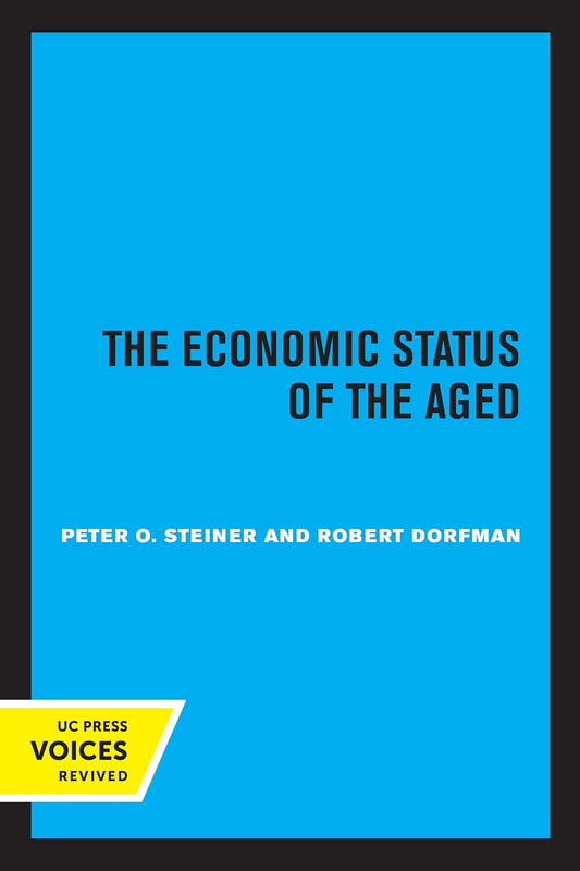 The Economic Status of the Aged cover