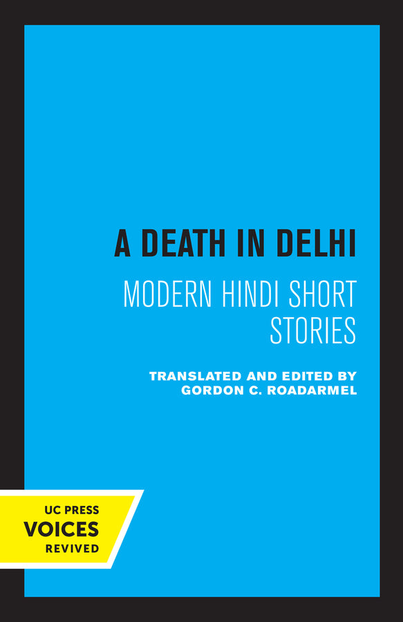 A Death in Delhi: Modern Hindi Short Stories cover