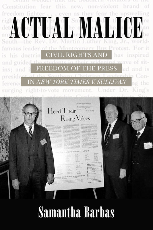 Actual Malice: Civil Rights and Freedom of the Press in New York Times v. Sullivan cover