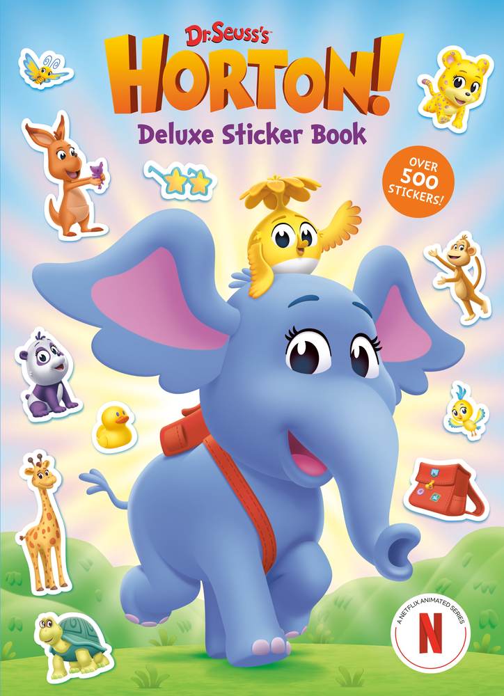 Dr. Seuss's Horton! Deluxe Sticker Book book cover