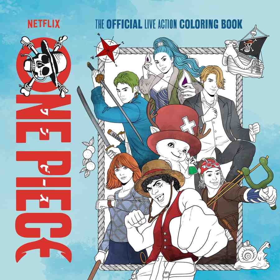 One Piece: The Official Live Action Coloring Book book cover