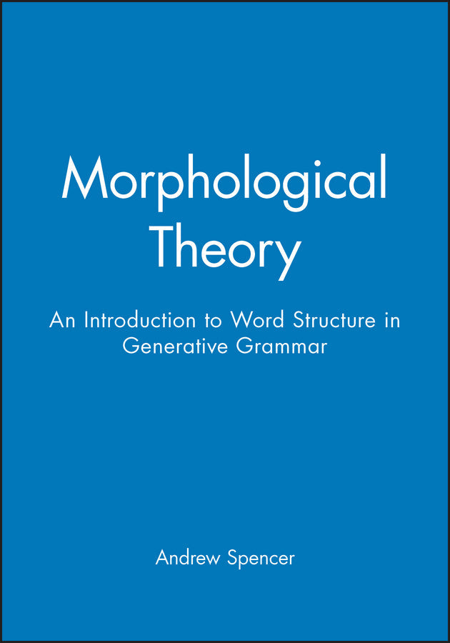 Morphological Theory