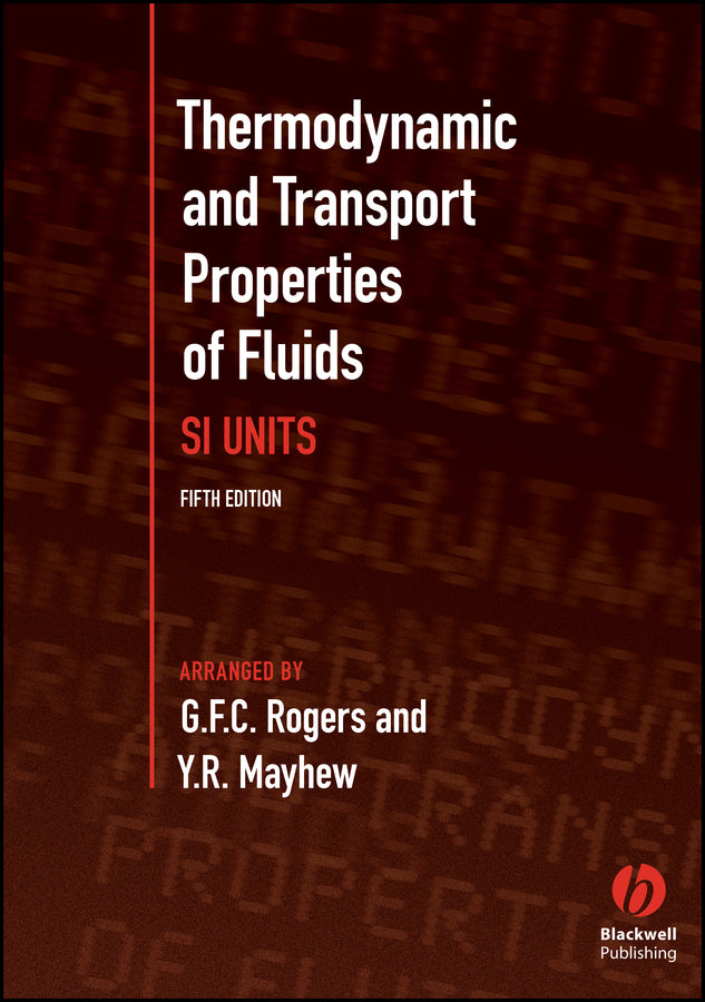 Thermodynamic and Transport Properties of Fluids cover