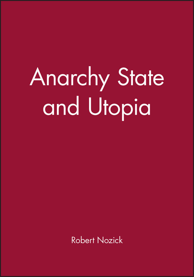 Anarchy State and Utopia cover