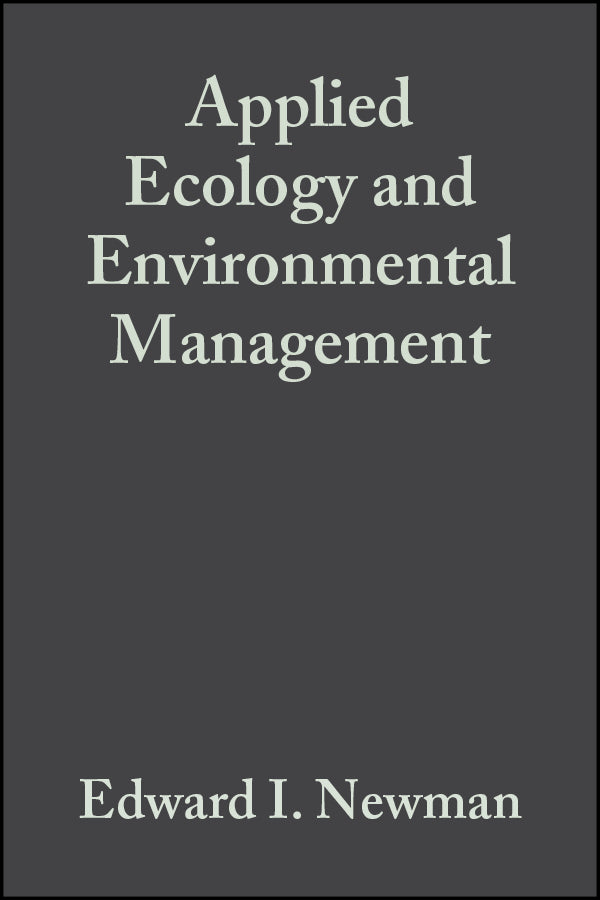 Applied Ecology and Environmental Management cover