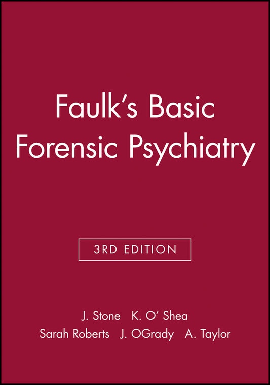 Faulk's Basic Forensic Psychiatry cover