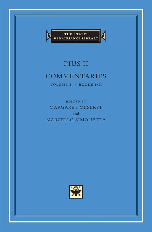 The I Tatti Renaissance Library cover