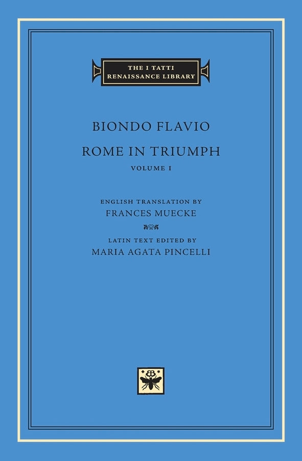 The I Tatti Renaissance Library cover