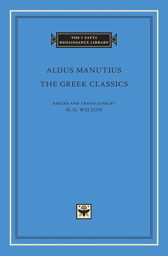 The I Tatti Renaissance Library cover