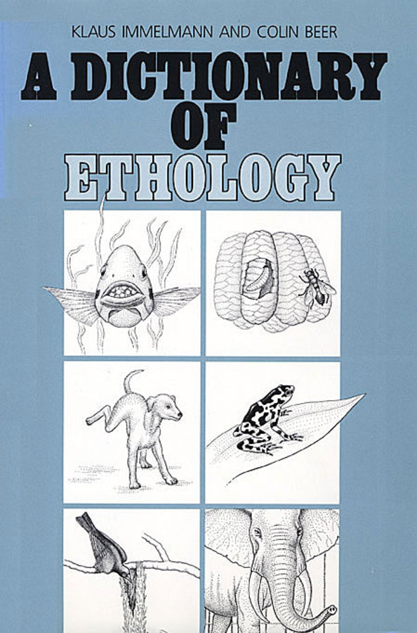 A Dictionary of Ethology cover