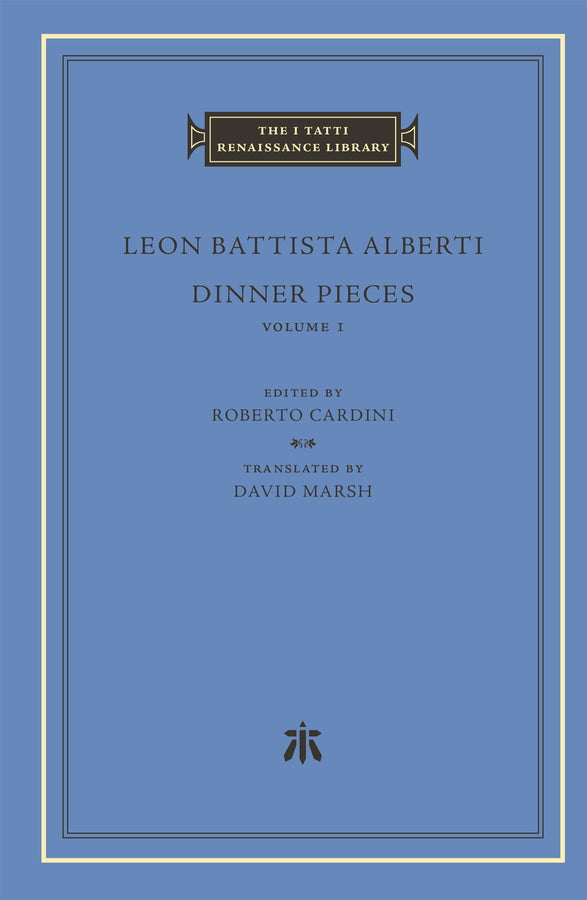 The I Tatti Renaissance Library cover