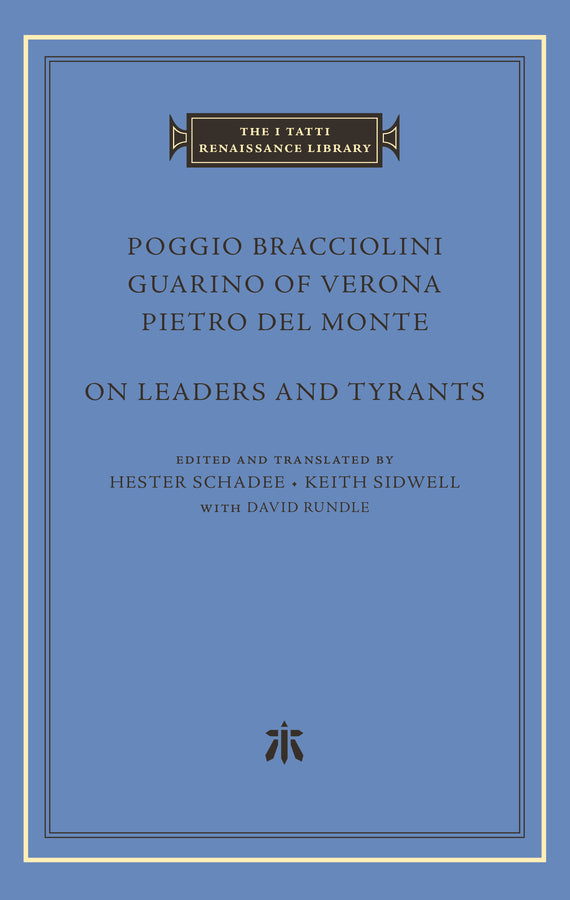 The I Tatti Renaissance Library cover