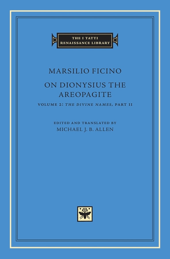 The I Tatti Renaissance Library cover