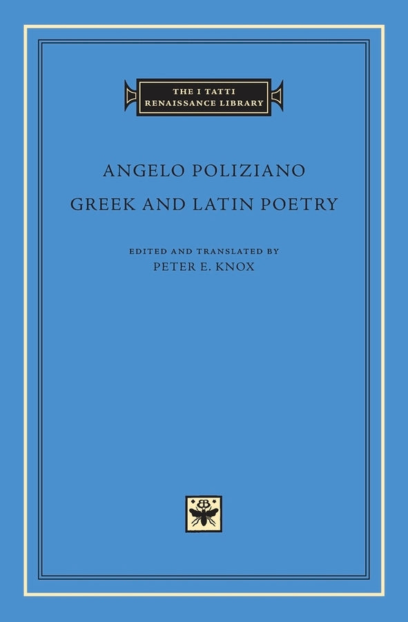 The I Tatti Renaissance Library cover