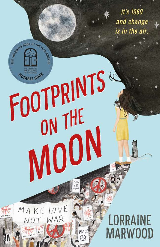 Footprints on the Moon book cover