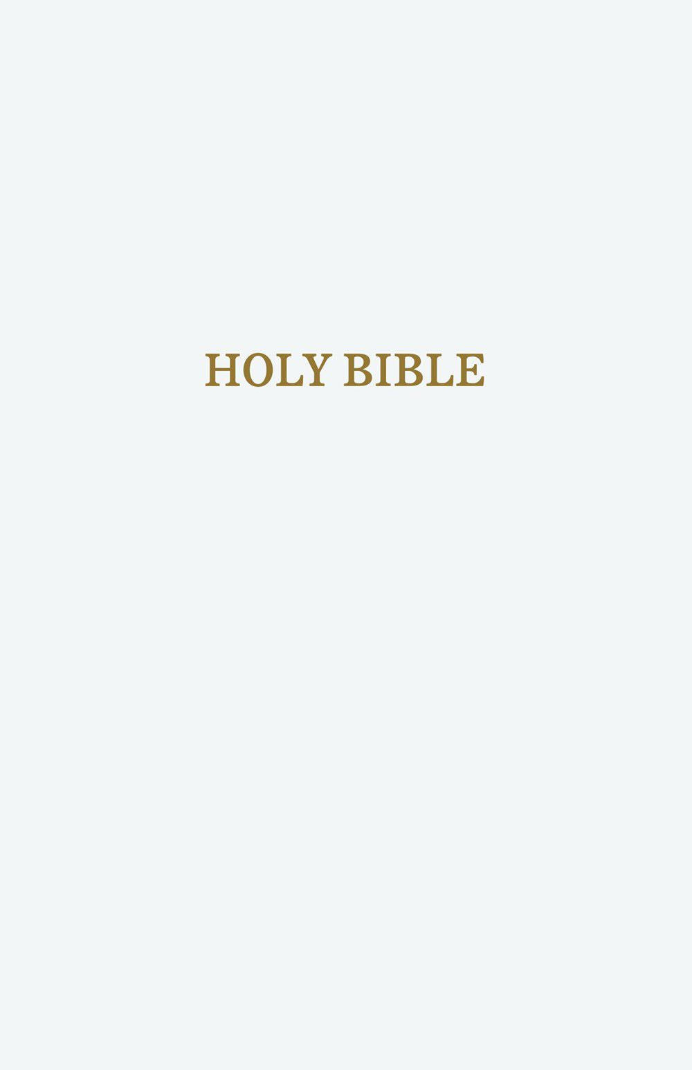 KJV Gift And Award Bible, Red Letter Edition [White]