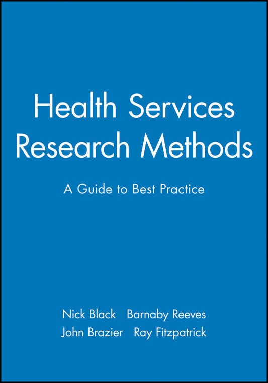 Health Services Research Methods