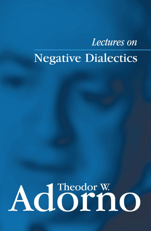 Lectures on Negative Dialectics: Fragments of a Lecture Course 1965/1966 cover