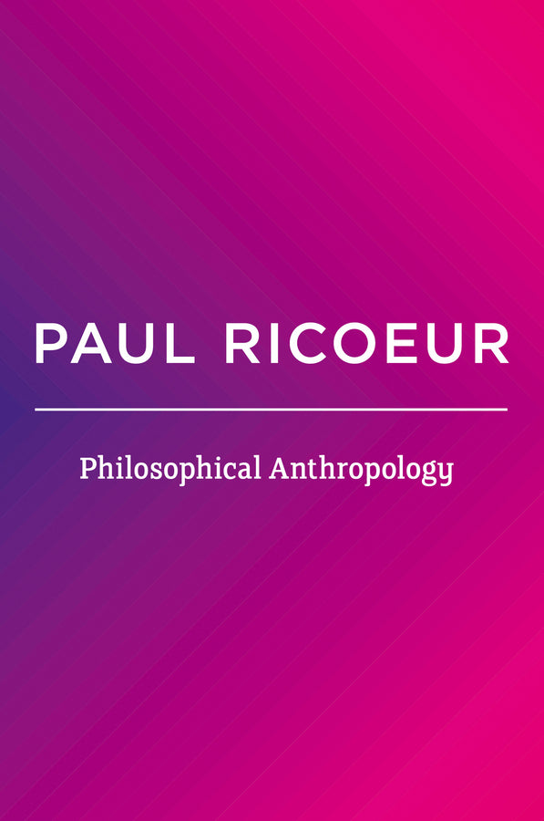 Philosophical Anthropology cover
