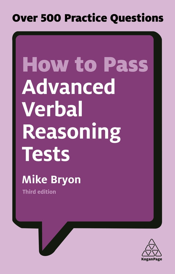 How to Pass Advanced Verbal Reasoning Tests: Over 500 Practice Questions cover