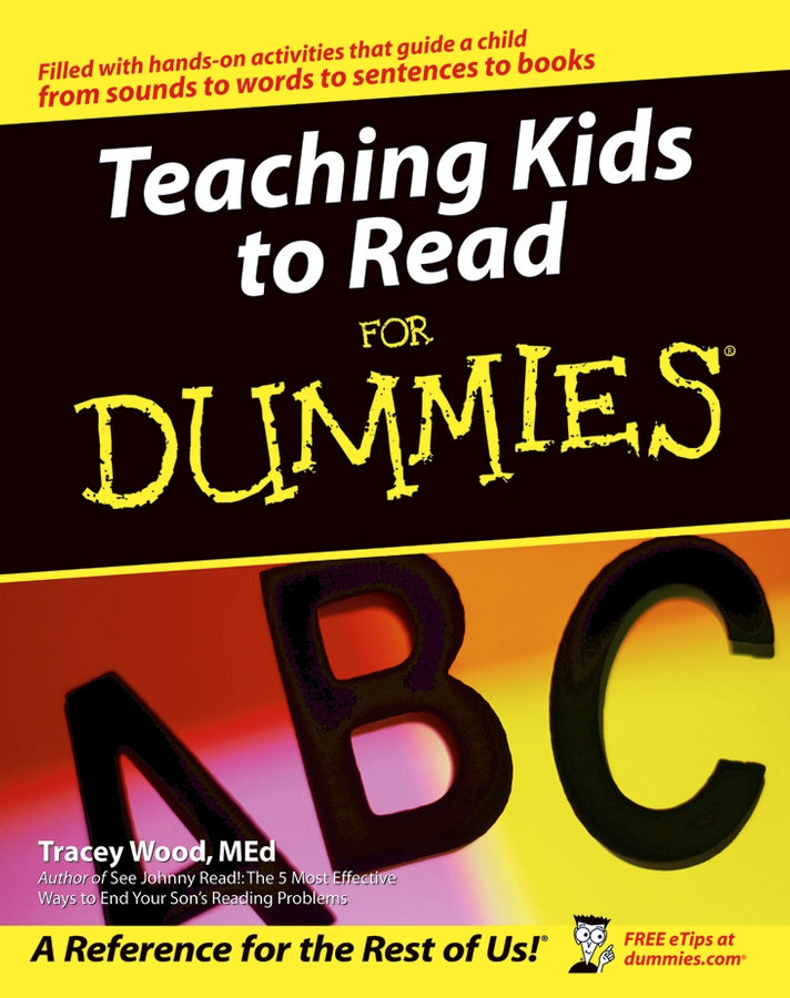 Teaching Kids to Read For Dummies cover
