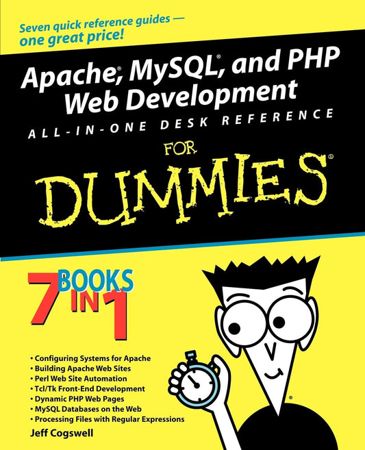 Apache, MySQL, and PHP Web Development All-in-One Desk Reference For Dummies cover