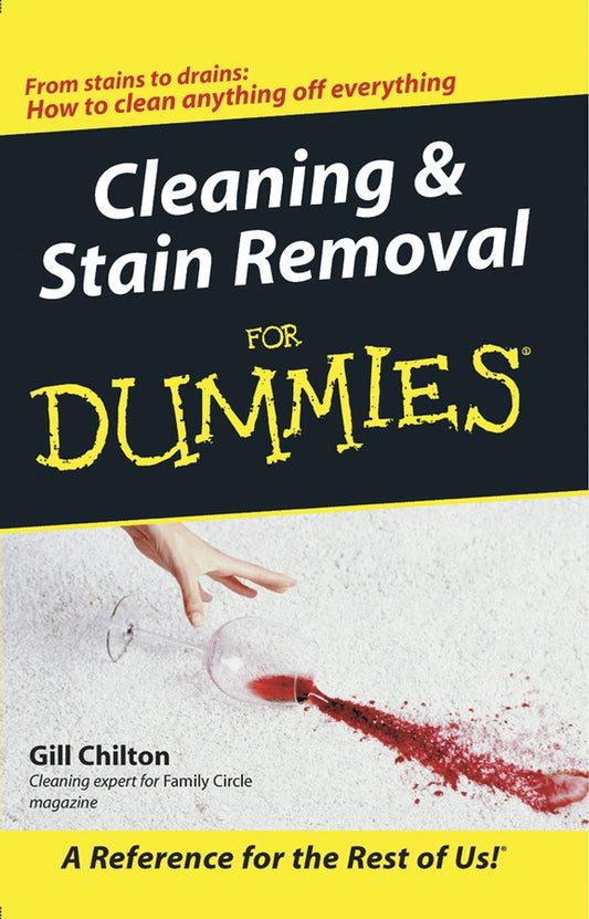 Cleaning and Stain Removal for Dummies cover