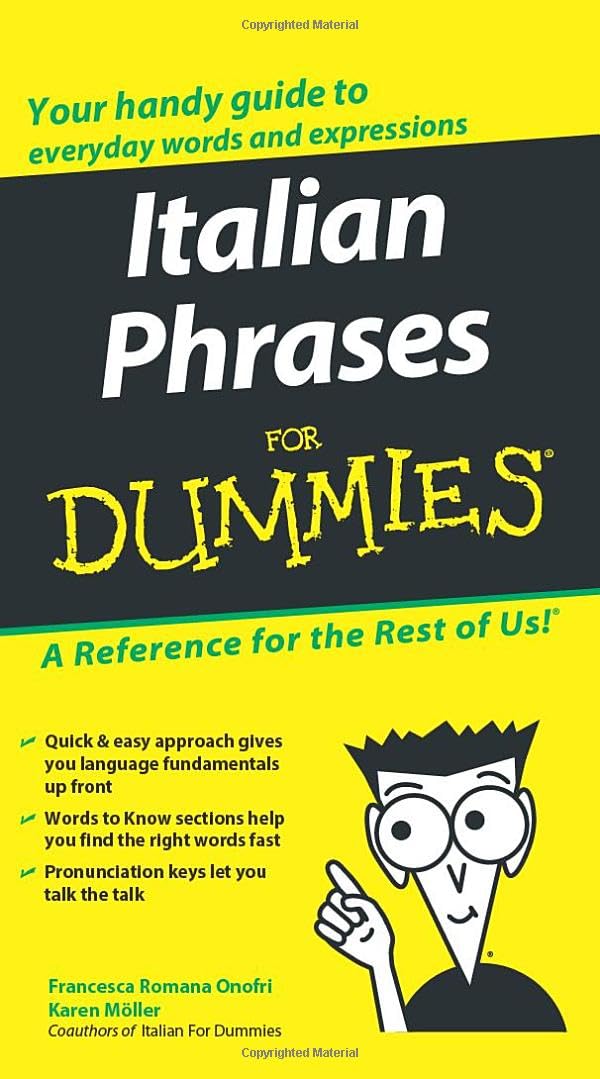 Italian Phrases For Dummies cover