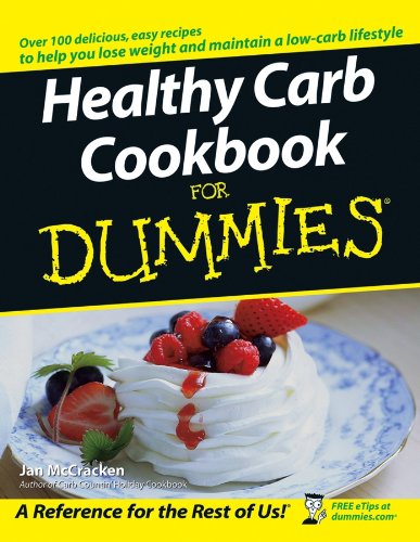 Healthy Carb Cookbook For Dummies cover